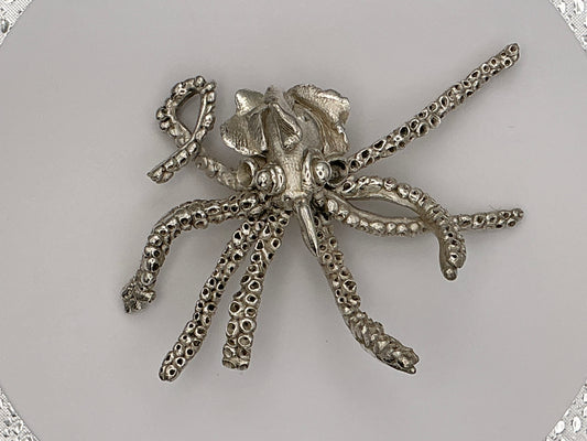 Sterling Silver Octopus Pendant Large