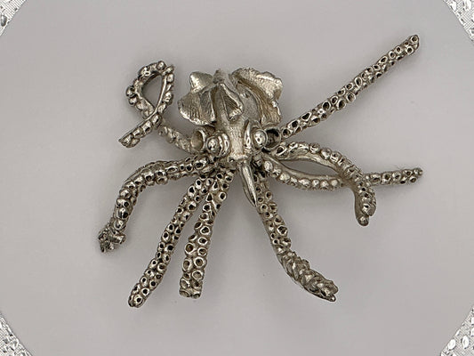 Sterling Silver Octopus Pendant Large