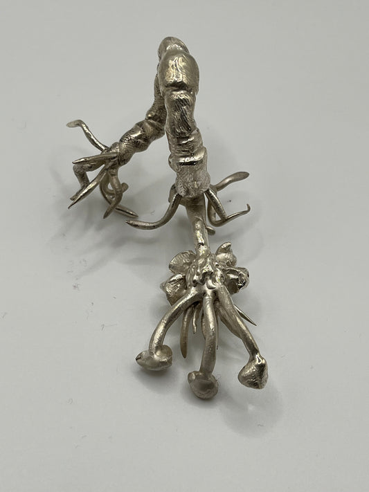 Sterling silver prehistoric trilobite