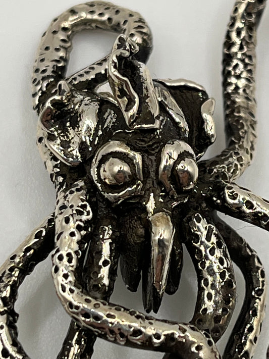 Custom handmade octopus pendant